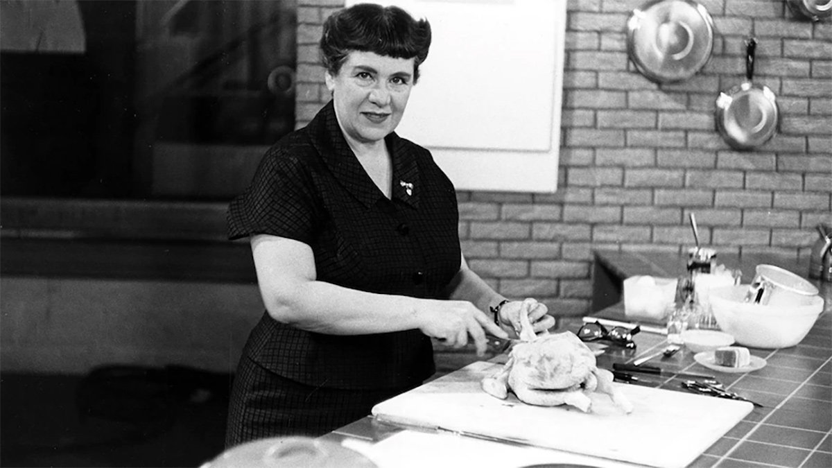 Jehane Benoît à l'émission Bonjour madame, le 15 octobre 1958. Photo : Radio-Canada / André Le Coz