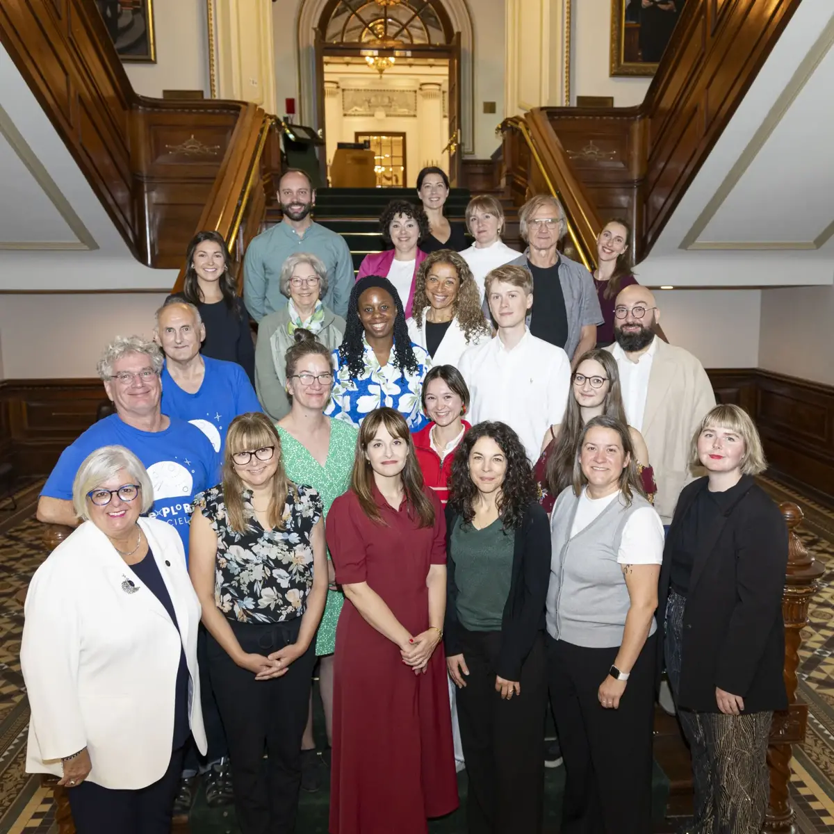 Photo de groupe – Programmation citoyenne 2025-2026 de l’Assemblée nationale le 6 septmbre 2025