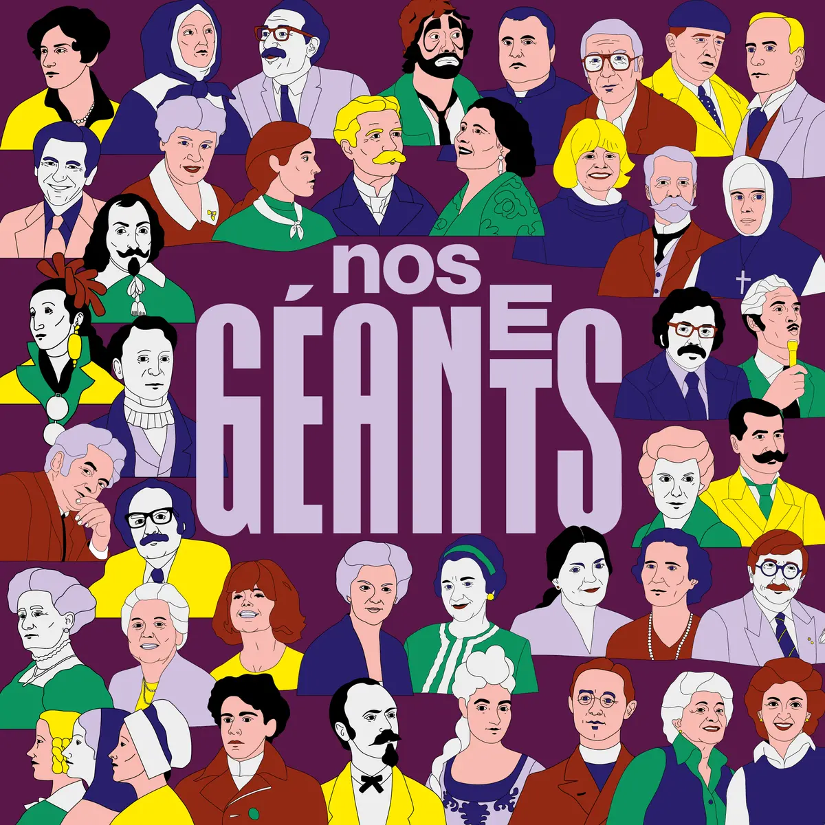 Personnages de la série Nos géants