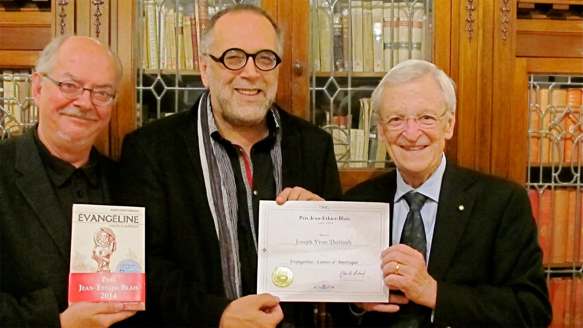 Soirée de remise du prix Jean-Éthier-Blais 2014.