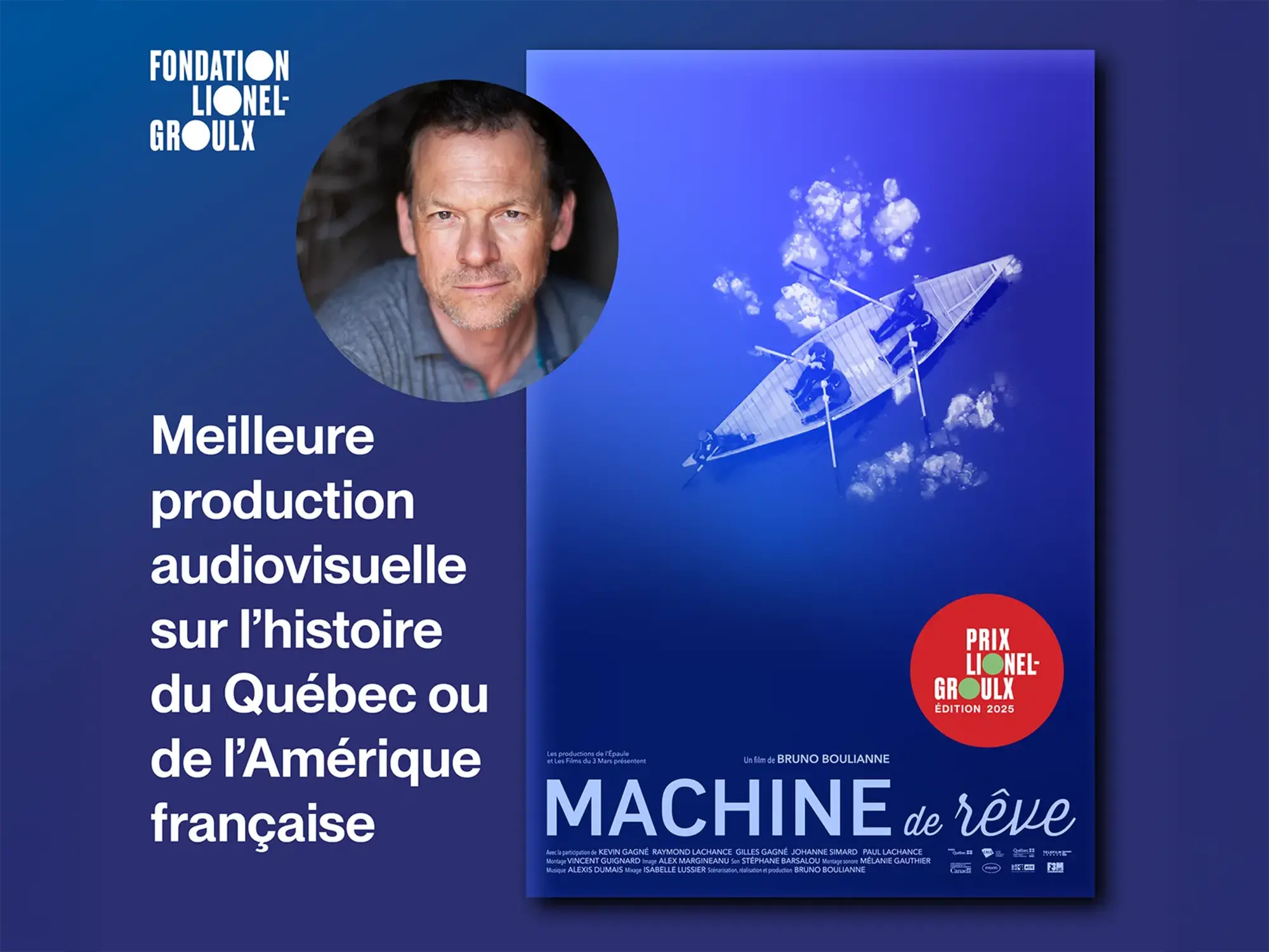 Récipiendaire des prix Lionel-Groulx 2025 – Bruno Boulianne