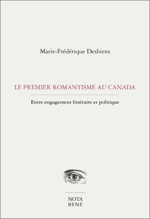 Page couverture du livre «Le premier romantisme au Canada»