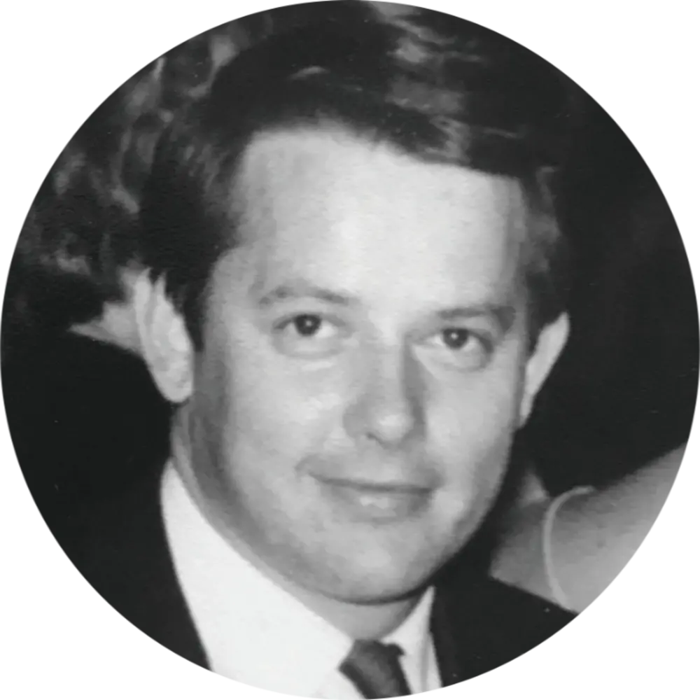 Bernard Landry au début de sa carrière. Source : Famille Landry.