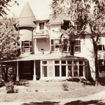 Le sanatorium du Dr Prévost vers 1919. BAnQ, fonds Charlotte Tassé.