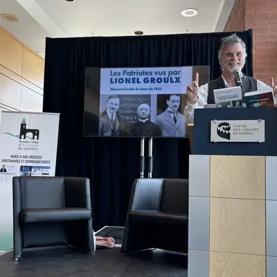 Conférence de Gilles Laporte aux Rendez-vous d’histoire de Québec 2026