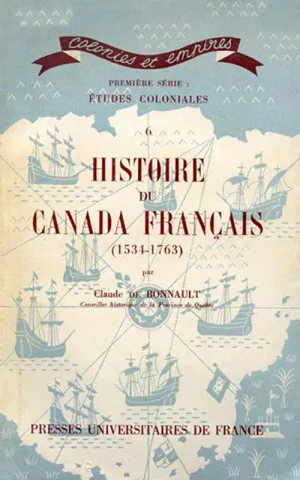 Histoire du Canada français (1534-1763) (page couverture)