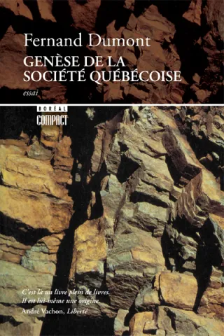 Genèse de la société québécoise (page couverture)