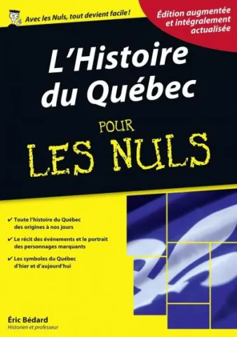 L’Histoire du Québec pour les nuls (page couverture)