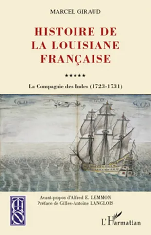 Histoire de la Louisiane française (page couverture)