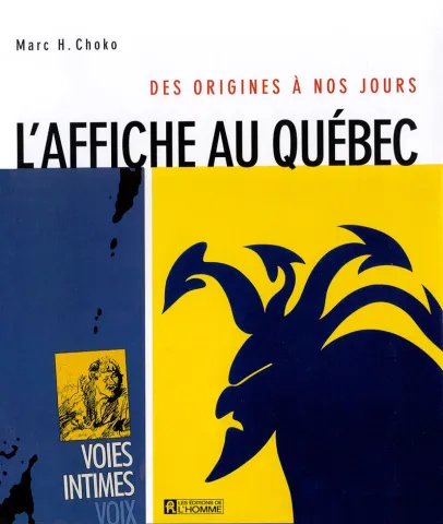 L’affiche au Québec des origines à nos jours (page couverture)