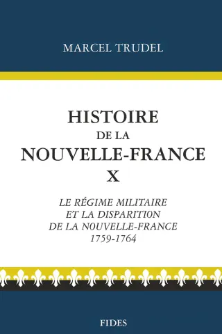Histoire de la Nouvelle-France, Tome X (page couverture)