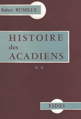 Histoire des Acadiens (page couverture)