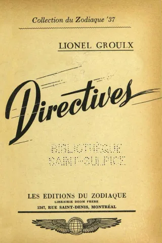 Directives (page couverture)