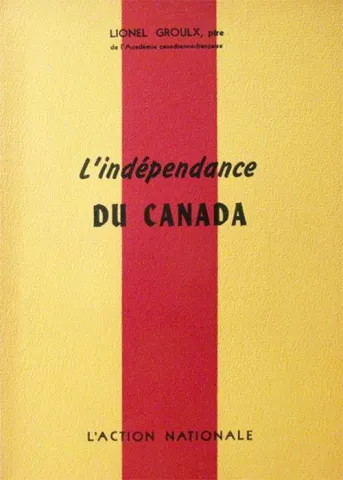 L’indépendance du Canada (page couverture)