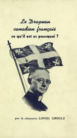 Le drapeau canadien français, ce qu’il est et pourquoi? (page couverture)