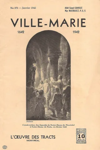 Ville-Marie, 1642-1942 (page couverture)