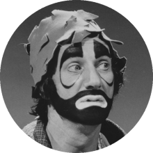 Le personnage de Sol, joué par le comédien Marc Favreau en 1968