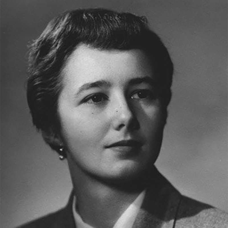 Lucille Teasdale en 1959. Photo : Université de Montréal.